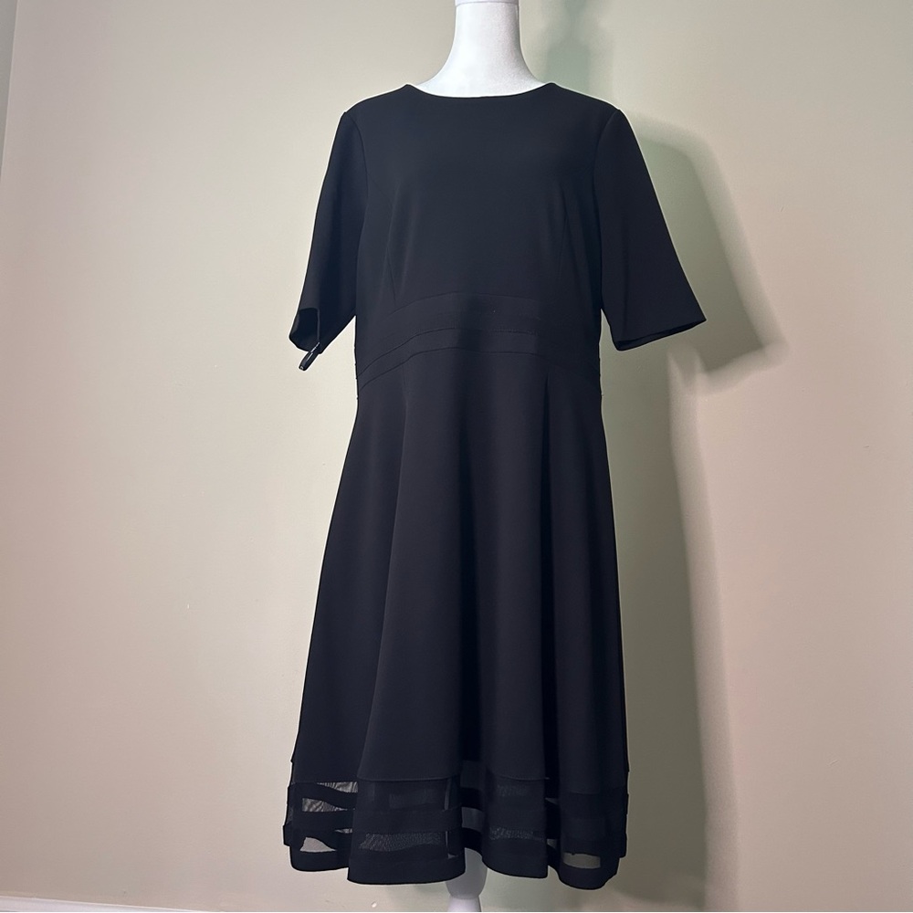 Calvin Klein Black Midi Dress